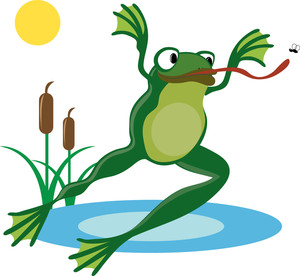 300x276 Frog Clipart Image