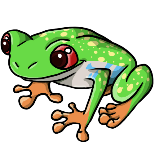 500x500 Tree Frog Clipart