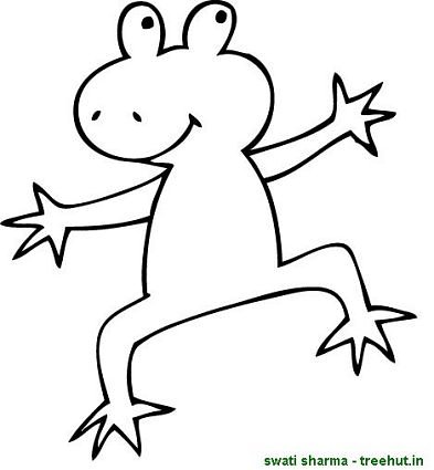 393x425 Frogs Coloring Pages