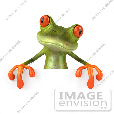 450x450 Green Tree Frog Clipart