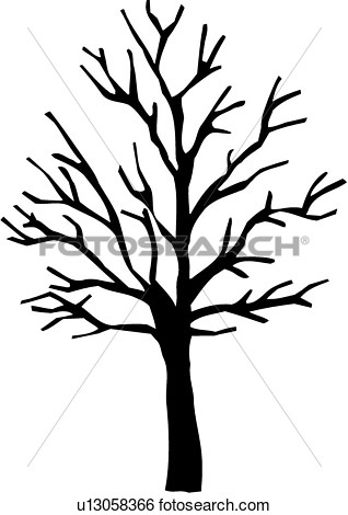 318x470 Maple Tree Black And White Clipart