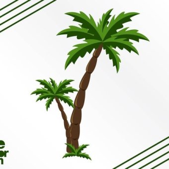 340x340 Palm Tree Clip Art Vectors Download Free Vector Art