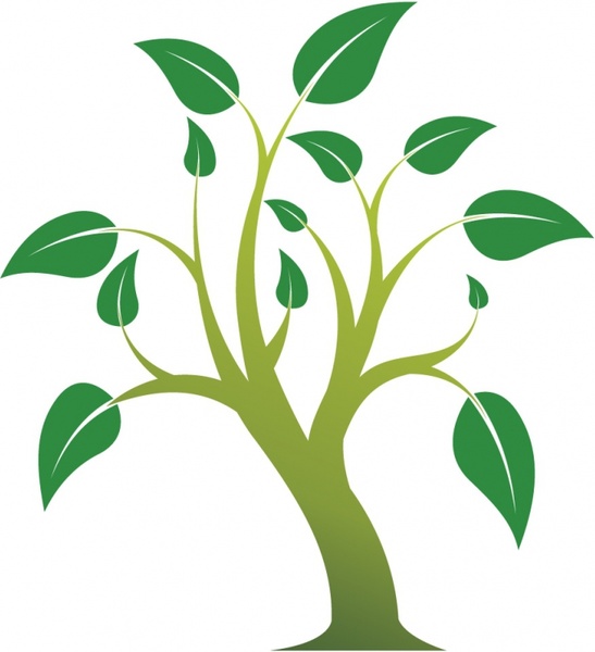 547x600 Simple Tree Free Vector In Adobe Illustrator Ai ( Ai