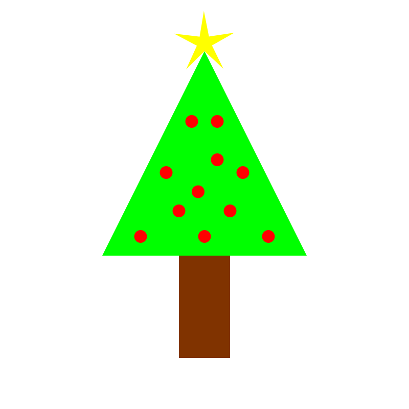 800x800 Christmas Tree Free Vector 4vector