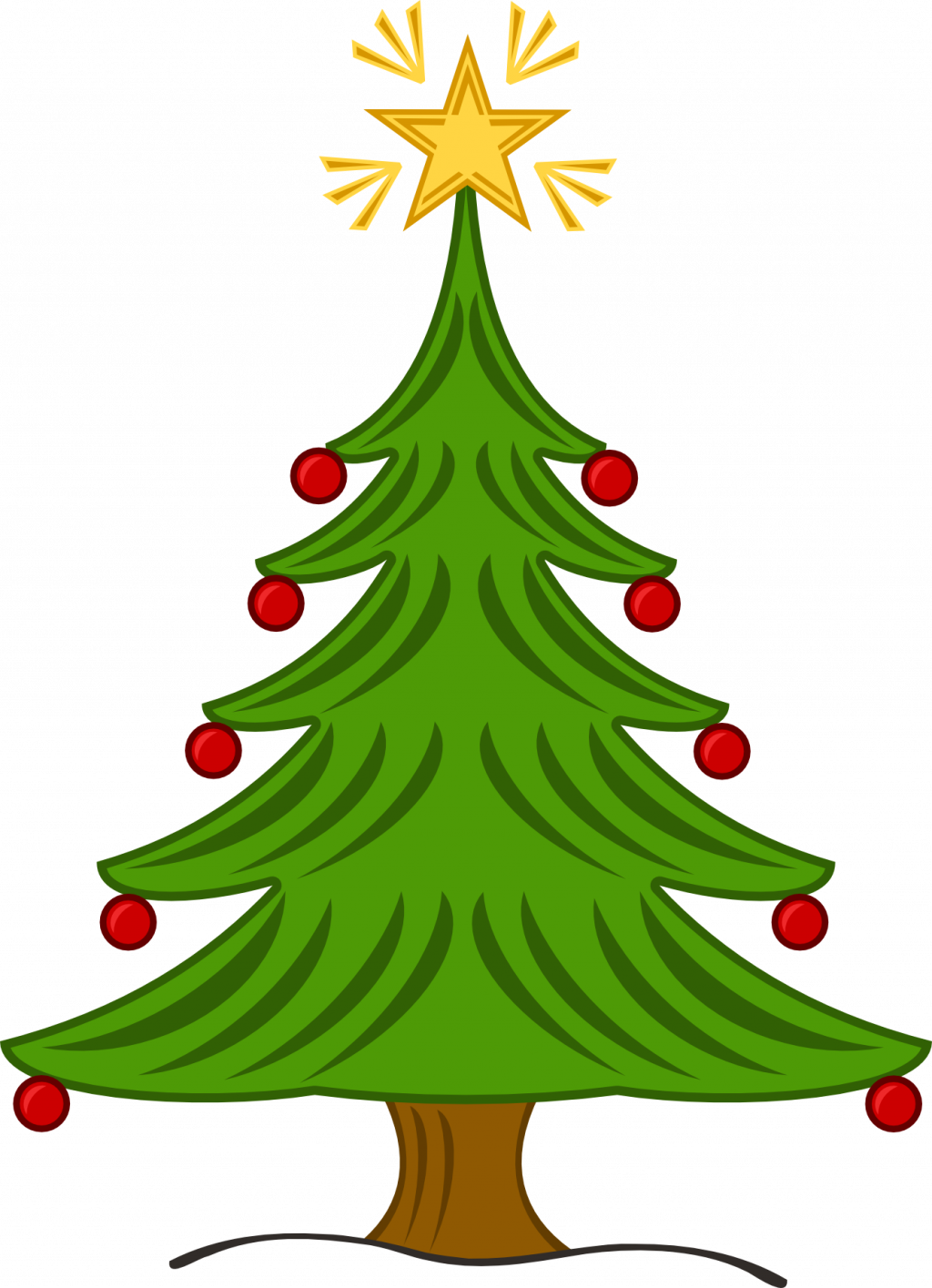 1024x1415 Christmas ~ Christmas Tree Clip Art With Lights Free Clipart