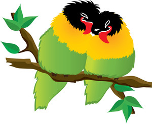 300x246 Free Lovebirds Clipart Image 0515 1102 0614 5729 Valentine Clipart