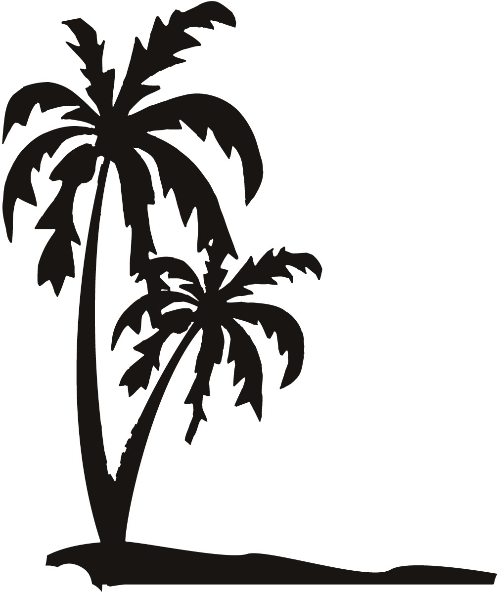 1007x1200 Palm Tree Line Drawing Palm Tree Scal Svg Vinyl