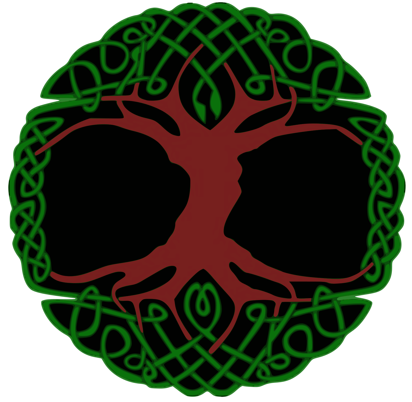 1697x1656 Celtic Tree Of Life Infinity Knot Tie Dye Tapestry Bedspread