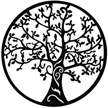 350x350 World Best Rustic Tree Of Life Metal Wall Hanging