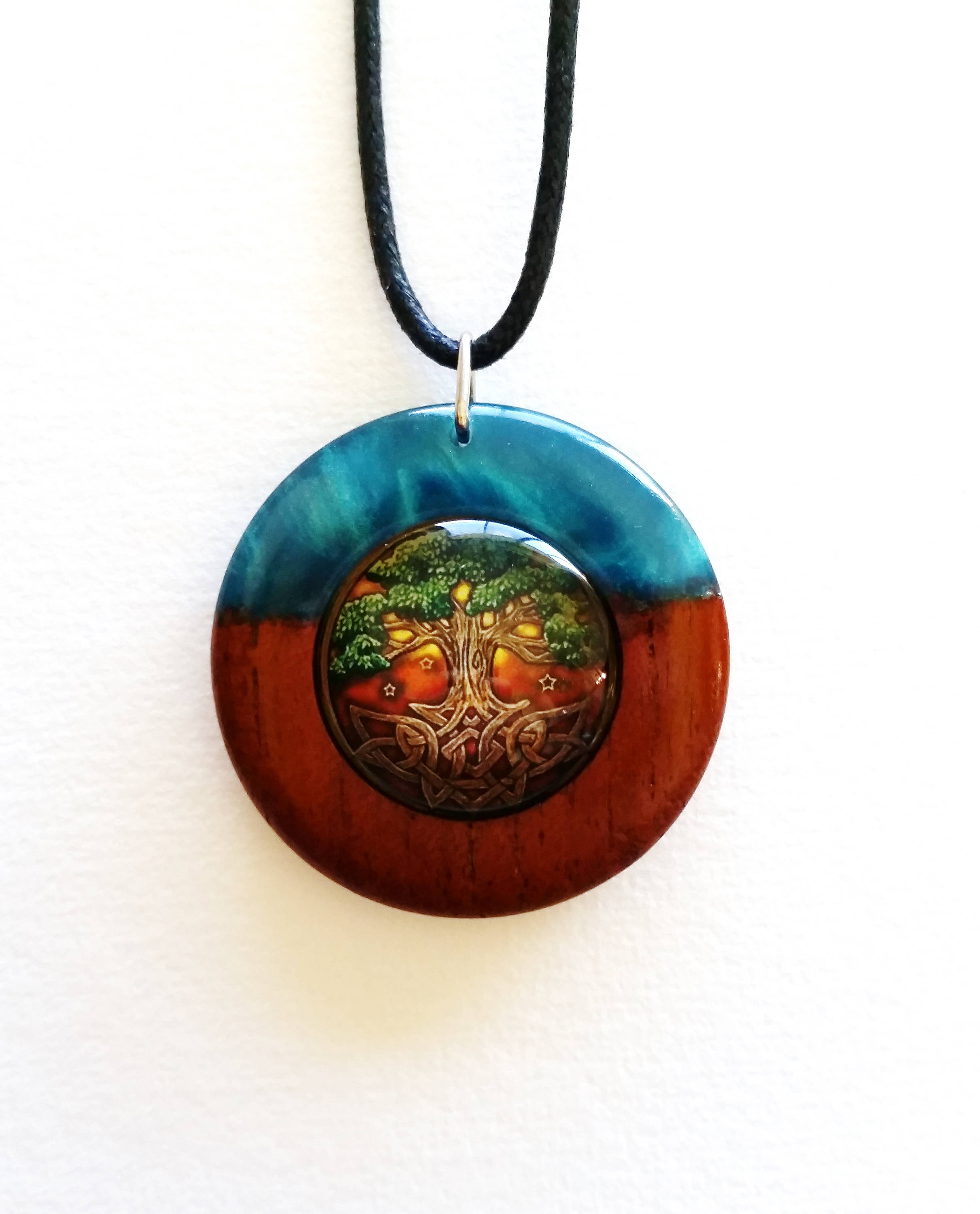 2421x3000 As Above So Below Tree Of Life Pendant In Red Cedar And Pearl