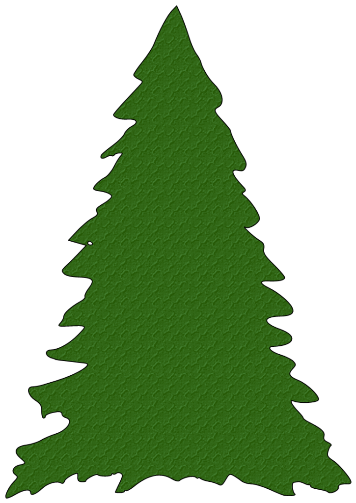 725x1024 Christmas Tree Outline