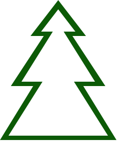 252x290 Christmas Tree Outline Clip Art Many Interesting Cliparts