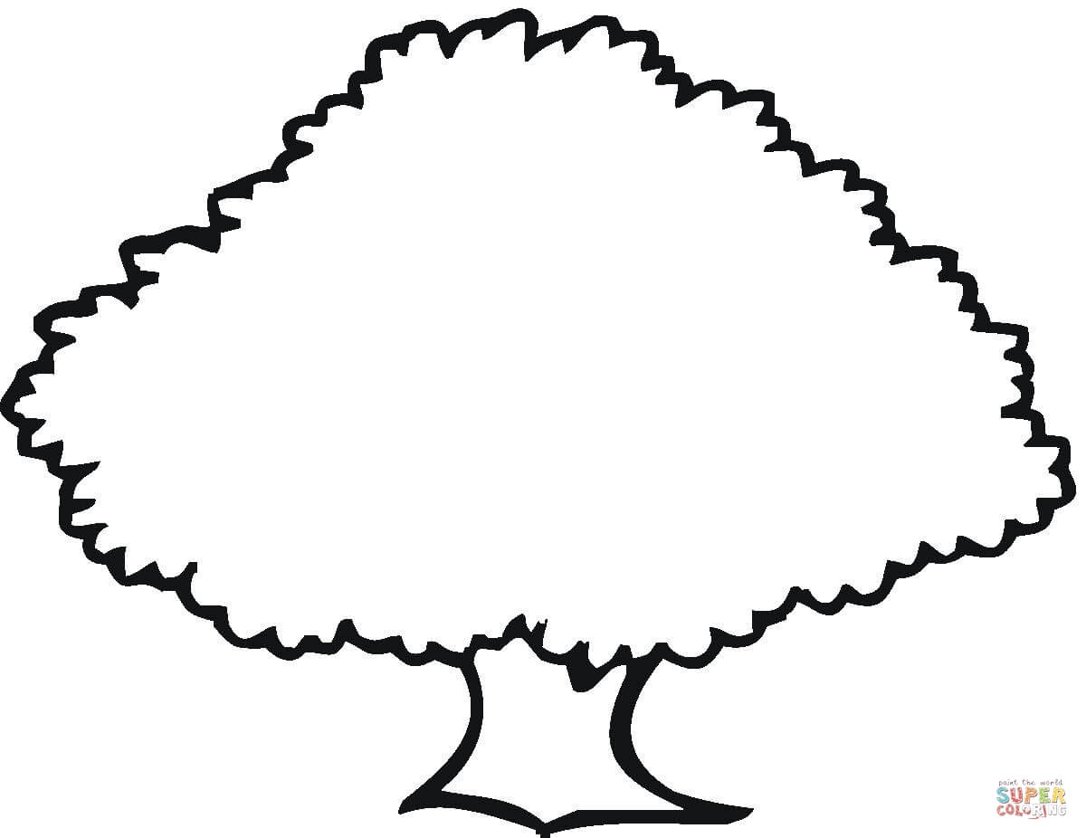 1200x926 Old Oak Outline Coloring Page Free Printable Coloring Pages