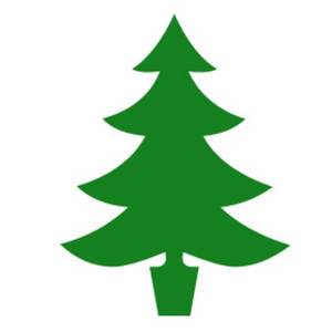 300x300 Images Of Simple Christmas Tree Outline