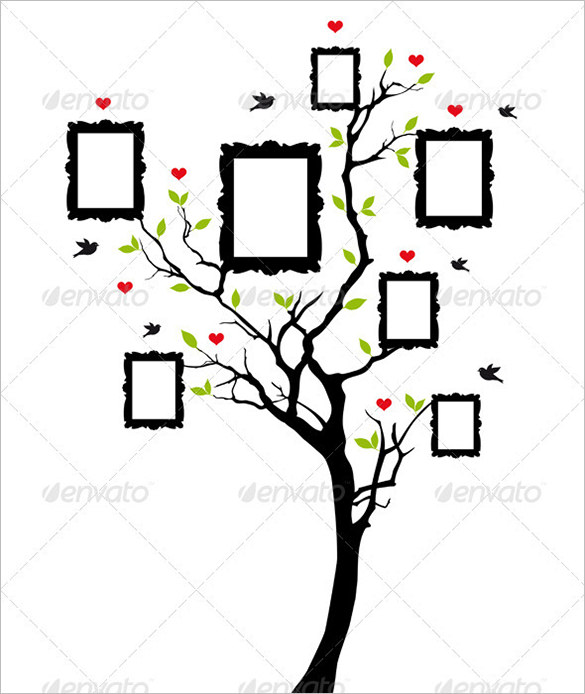 585x694 Amazing Family Tree Art Templates Amp Designs Free Amp Premium