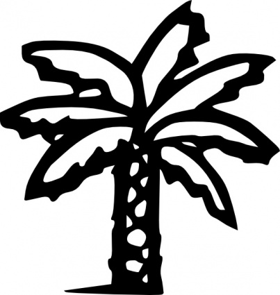 403x425 Palm Tree Clip Art