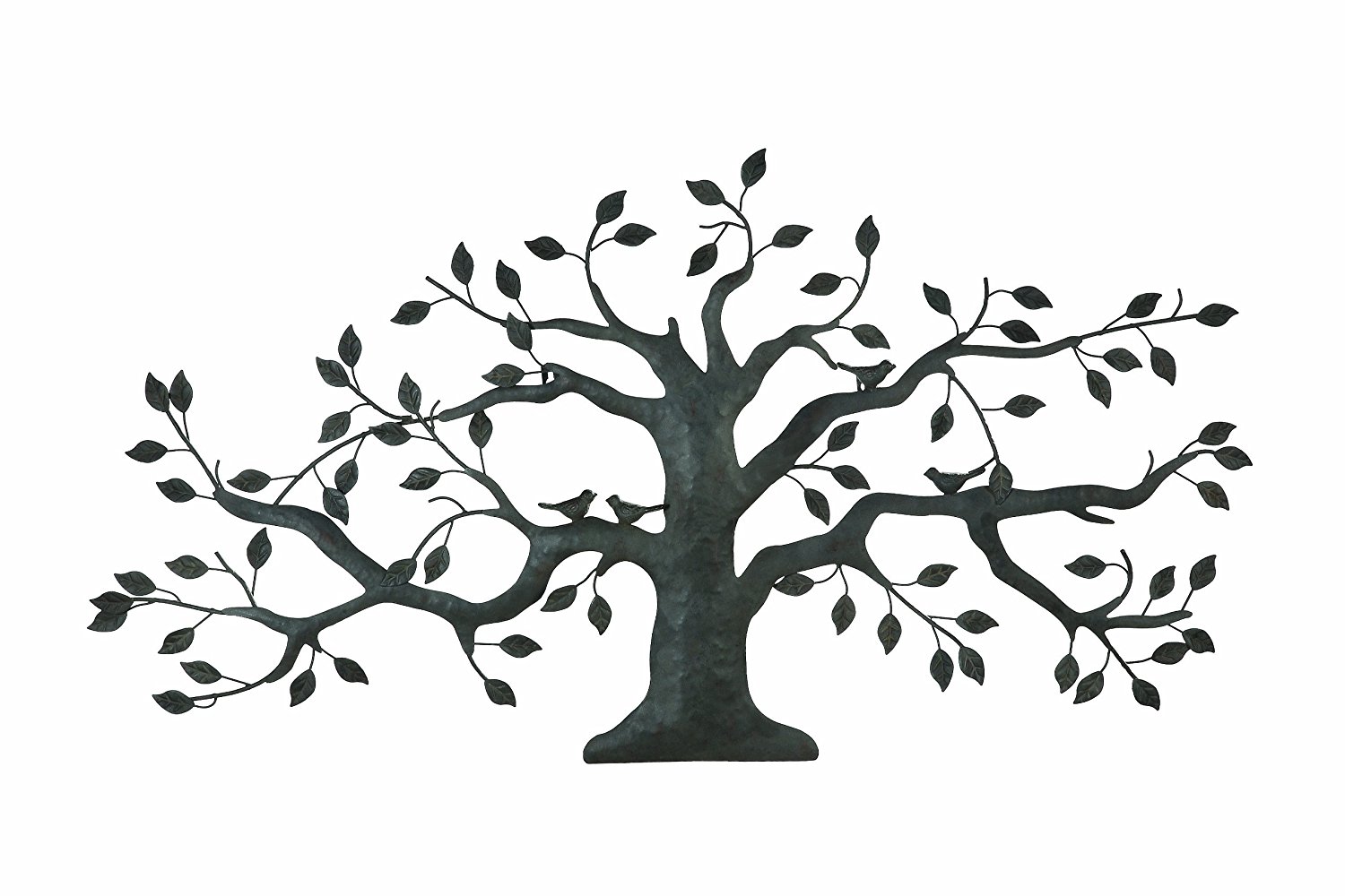 1500x1000 Tree Of Life Metal Wall Art Large Decoration With Branch And Leaves