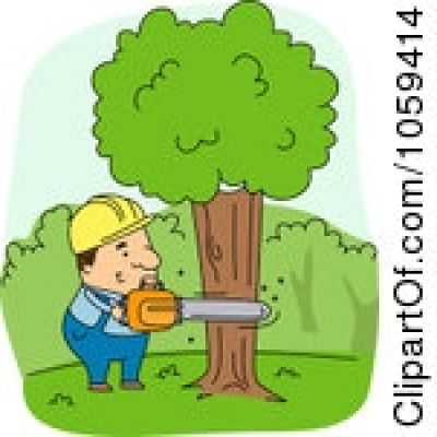 400x400 Cut Tree Clipart