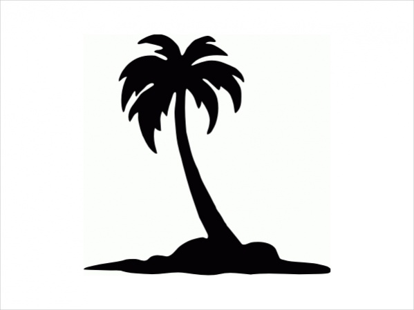 599x449 Graphics For Palm Tree Silhouette Graphics