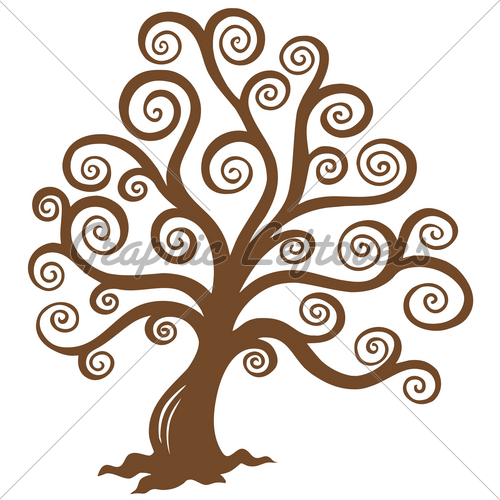500x500 Tree Silhouette Clipart 1908916