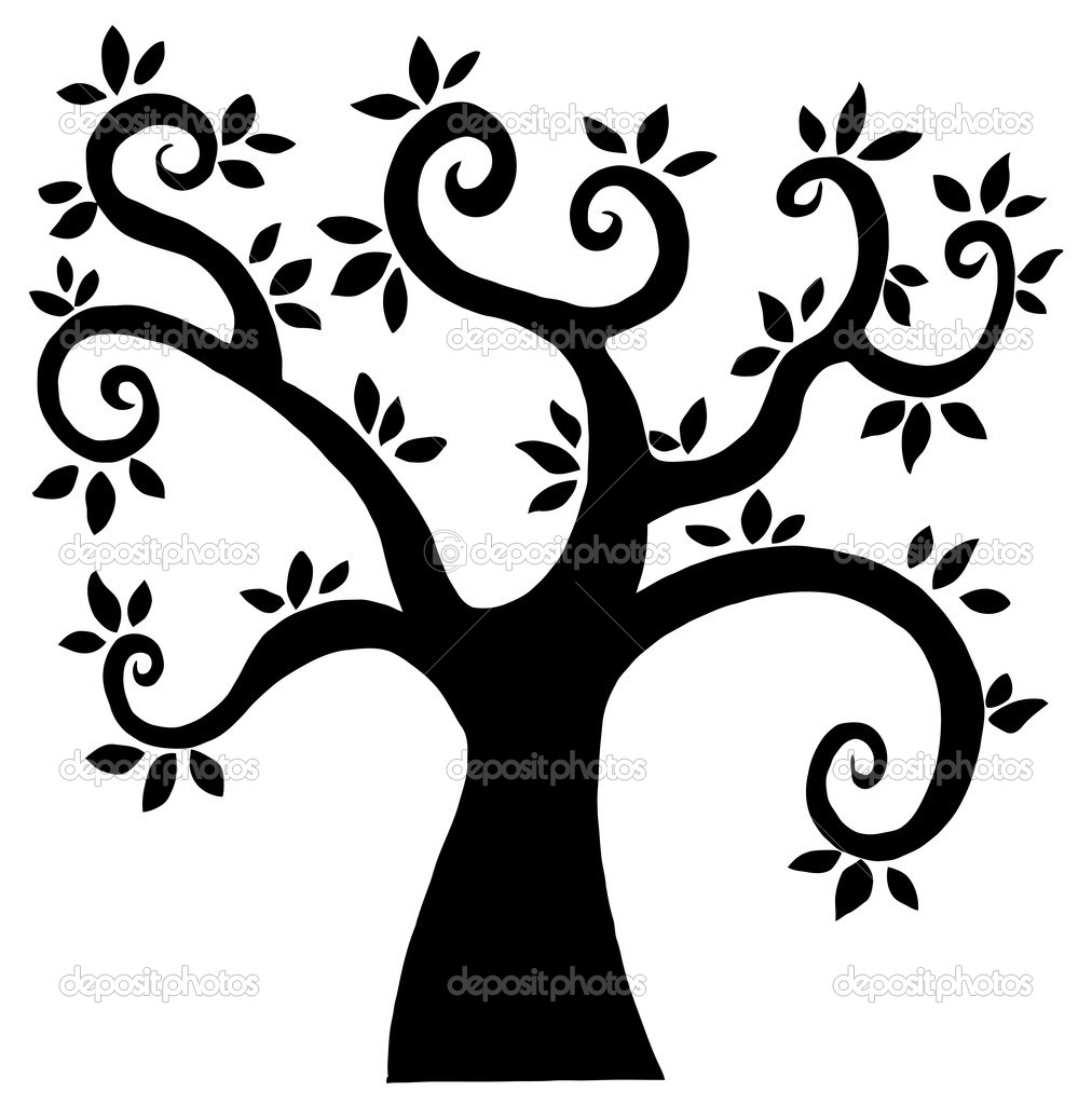 1012x1024 Bamboo Silhouette Clip Art Pommier Appletree Style Of A Tree