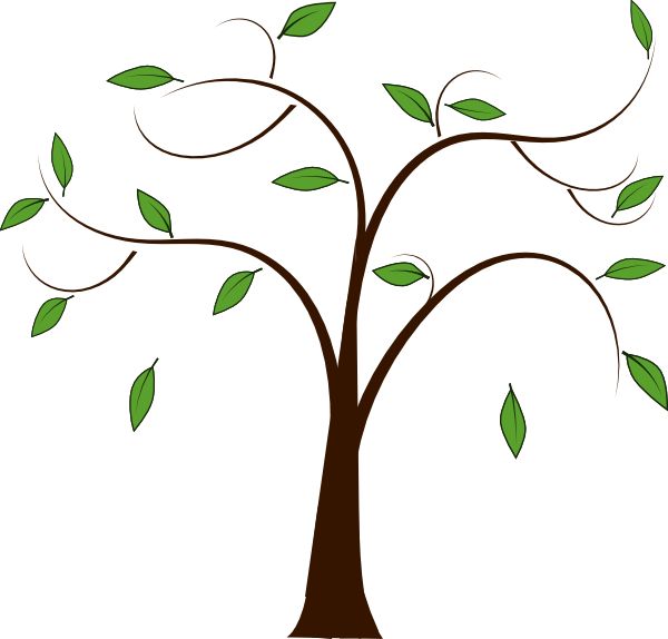 600x574 Tree With Branch Clipart