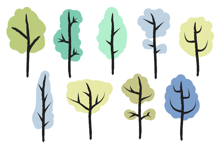 700x490 Free Trees Vector