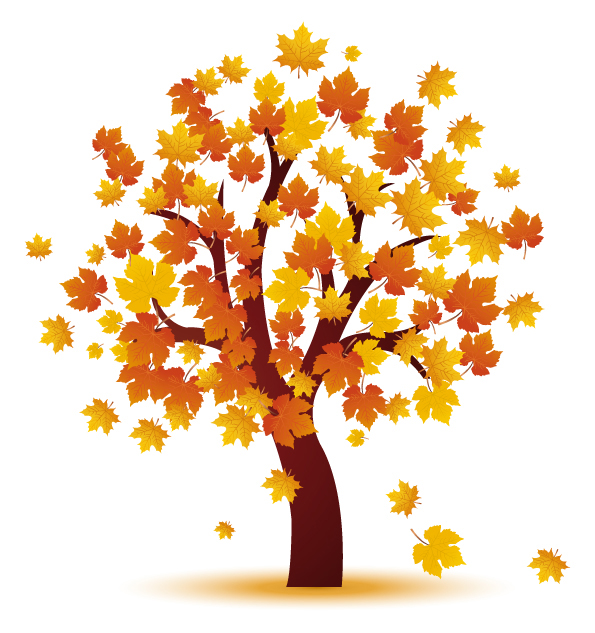 595x633 Graphics For Autumn Tree Vector Graphics