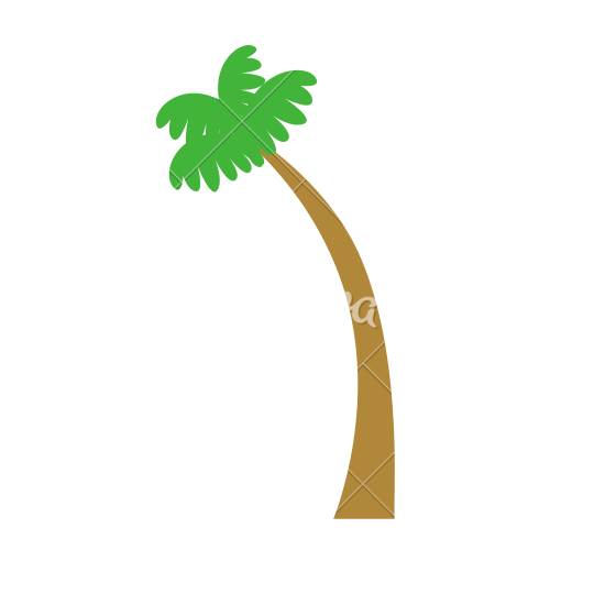 550x550 Coconut Tree Vector