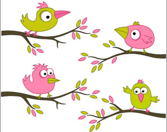 340x270 Bird Clip Art Etsy