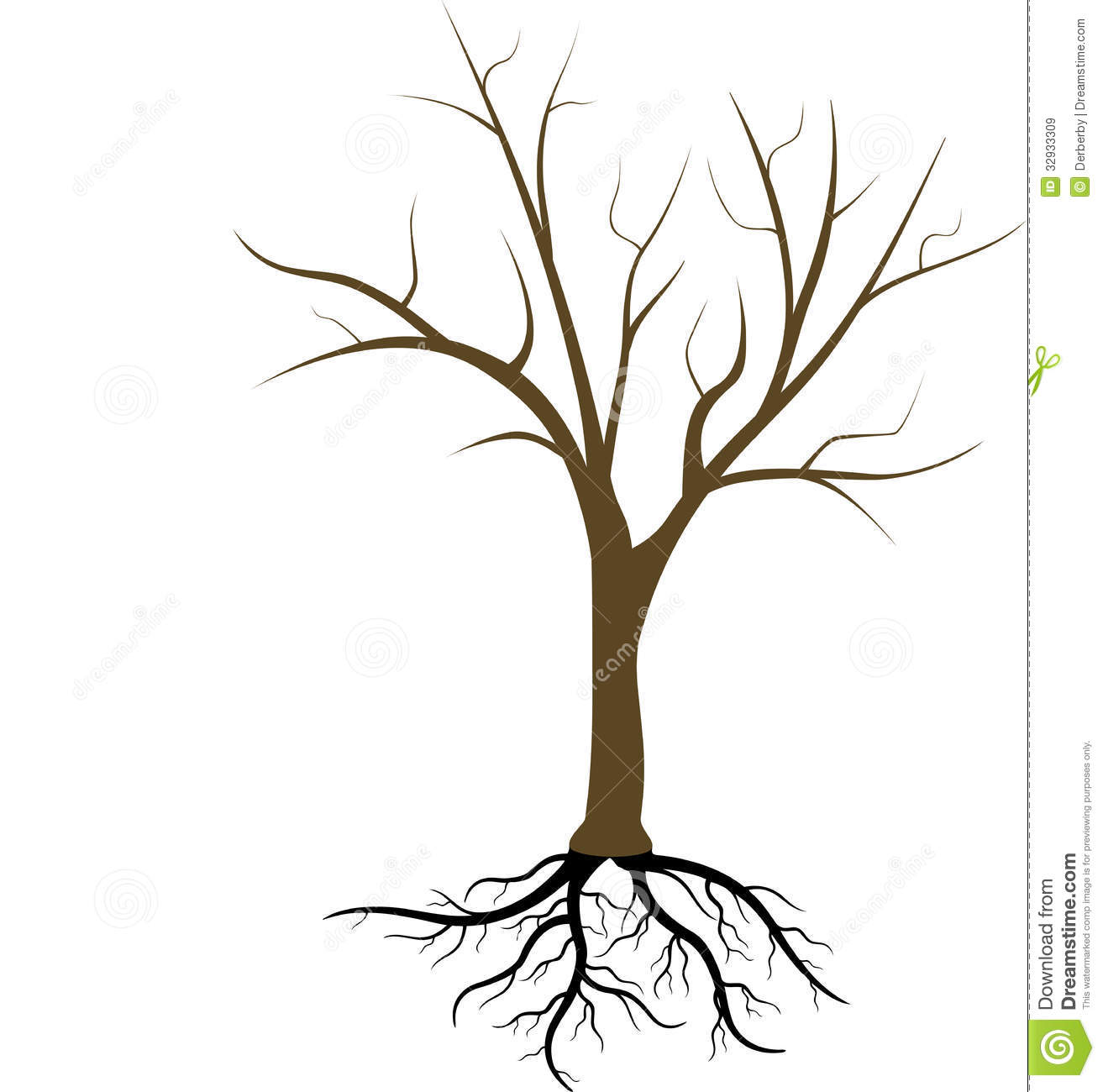1313x1300 Brown Tree Without Leaves Clipart