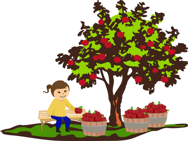 640x481 Apple Tree Clip Art