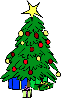 250x400 Clip Art Christmas Trees