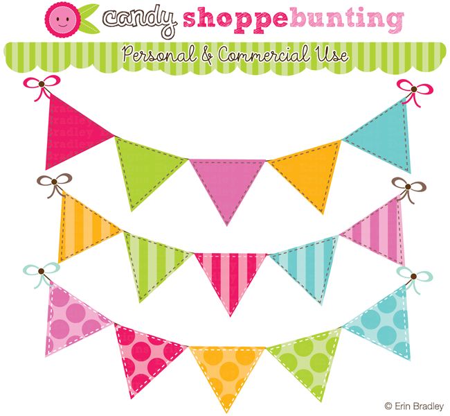 650x600 Birthday Clipart Pennant