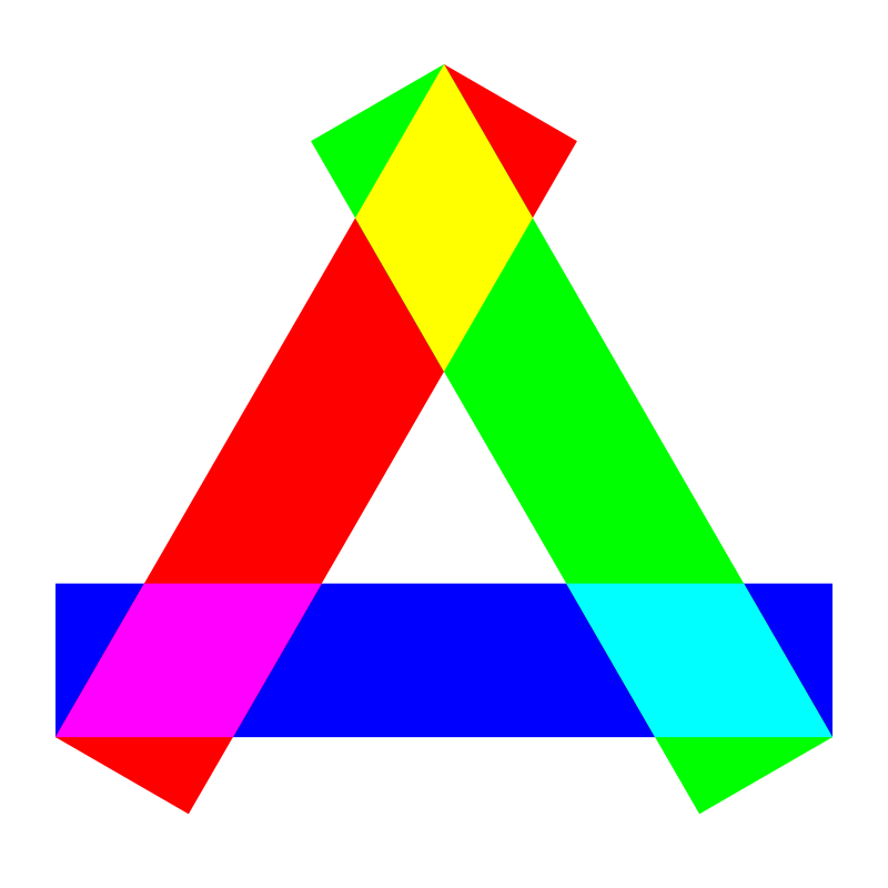 800x800 Rgb Long Rectangles Triangle Clip Art Download