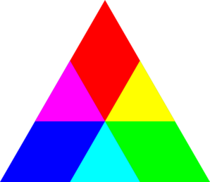 298x258 Triangle Rgb Mix Clip Art