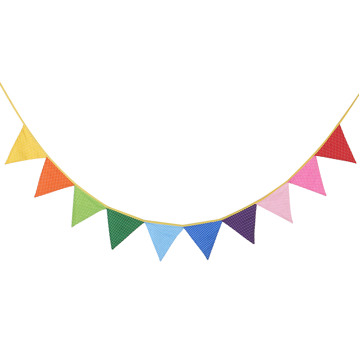 Triangle Flag Banner Clipart