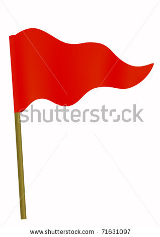 318x470 Corner Flag Banner Clipart
