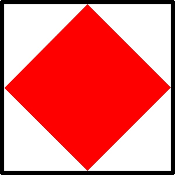 600x600ternational Maritime Signal Flag Foxtrot Clip Art Free Vector