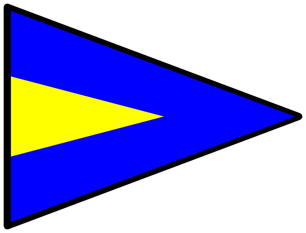 Triangle Flag, Hand Triangle Flag, Triangle Flag Banner - BannerBuzz