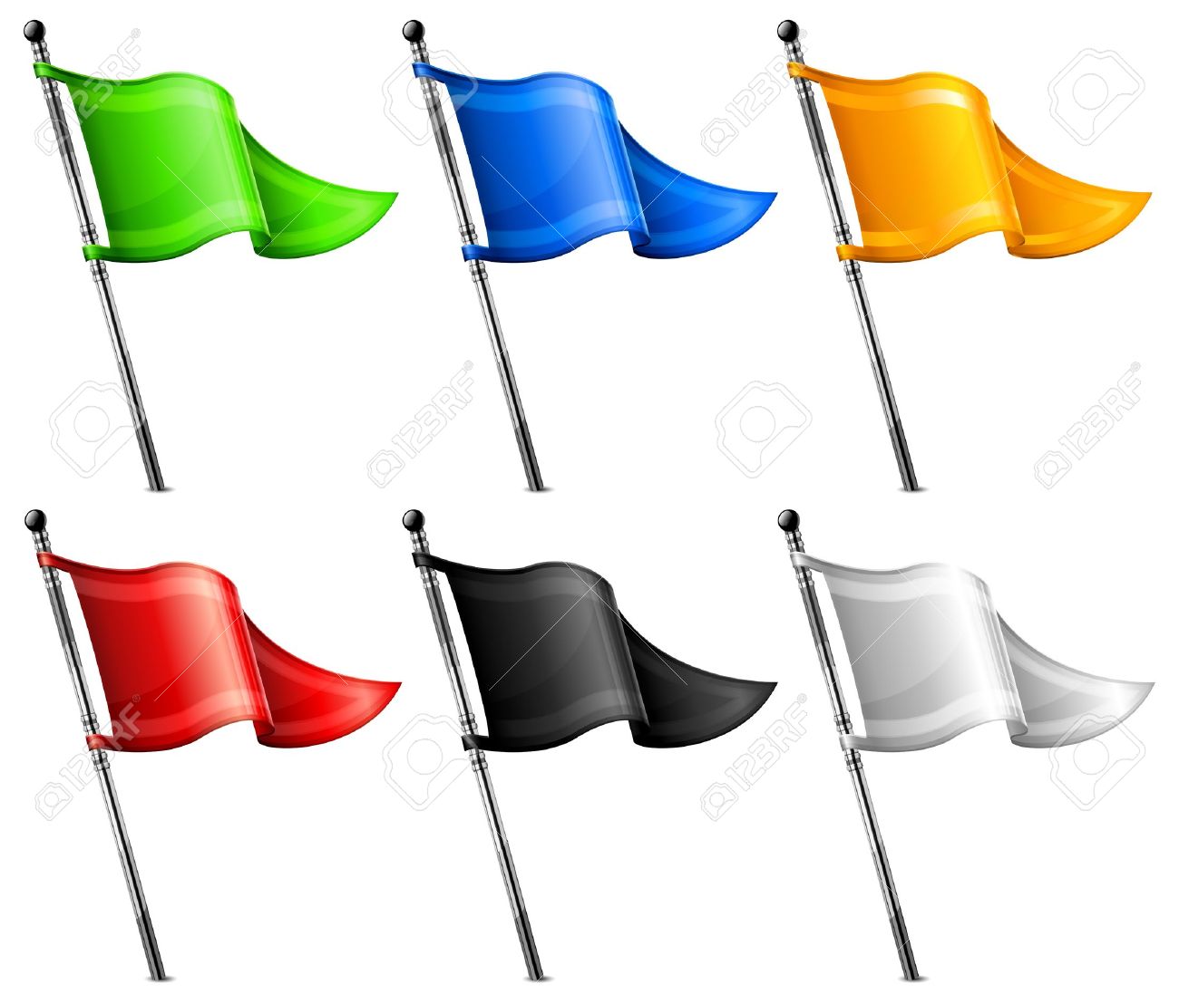 Triangle Flag Clipart Free download on ClipArtMag