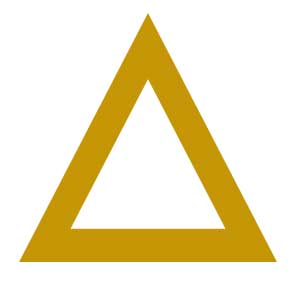 300x300 Golden Triangle Clipart