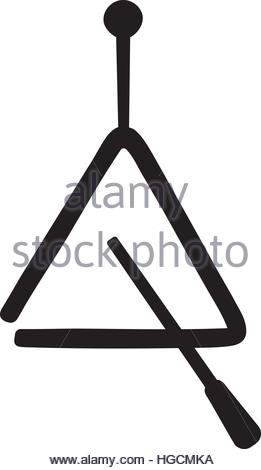 261x470 Triangle Instrument Musical Icon Stock Vector Art Amp Illustration