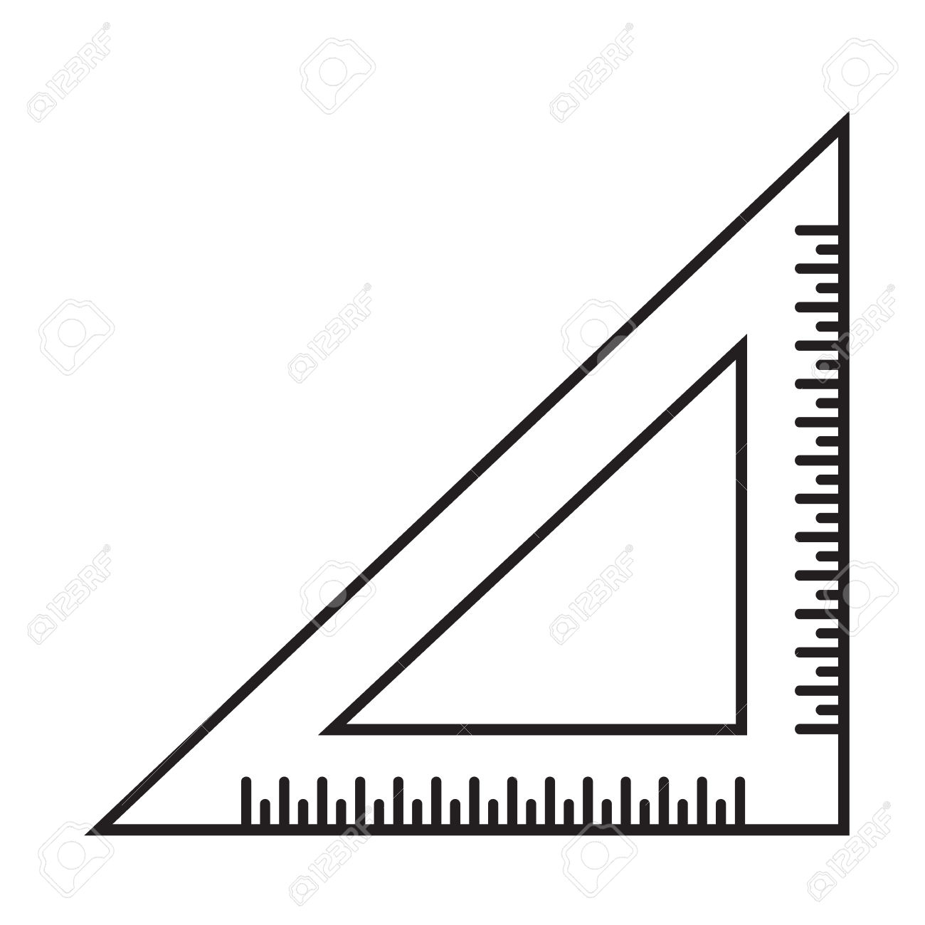 1300x1300 Triangle Clipart Triangle Ruler