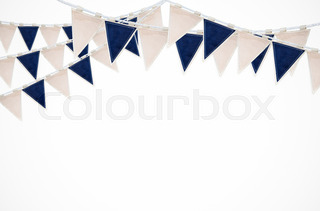 320x211 Bright Colorful Triangle Flag Banner Stock Photo Colourbox