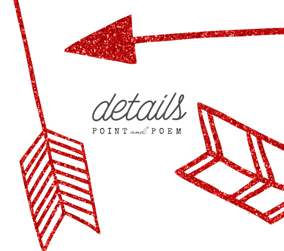 570x504 Arrows Clip Art, Red Glitter Arrow Clipart, Tribal Arrows, Gold