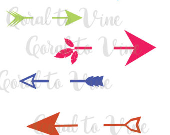 340x270 Arrow Svg Bundle Arrow Clipart Tribal Svg Boho Svg
