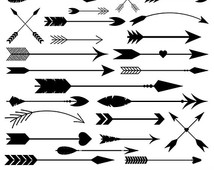 214x170 Clipart Of Tribal Arrow Black And White