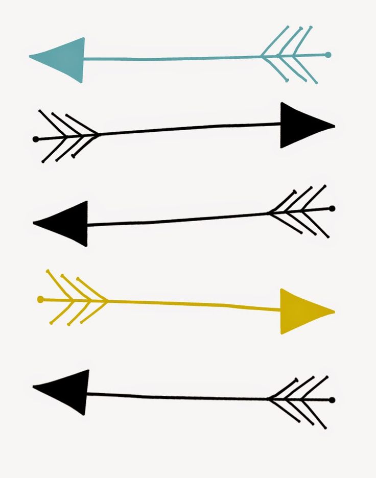 736x936 Printable Arrows Clipart