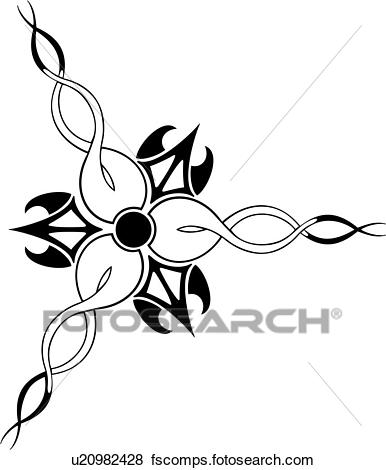 386x470 Clip Art Of , Tribal, Tattoo, Vehicle Graphics, U20982428
